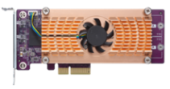 QNAP Dual M.2 SATA SSD PCIe Gen2 x4 foto1
